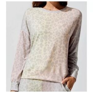 NEW ANTHROPOLOGIE SUNDRY Rainbow Cheetah Print Crewneck Sweatshirt